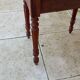 Antique small drop-leaf table from the 19th century.