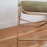 Velvet folding chair