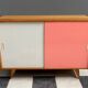 Jiri Jiroutek Pink sideboard model U452 1960s by Interier Praha