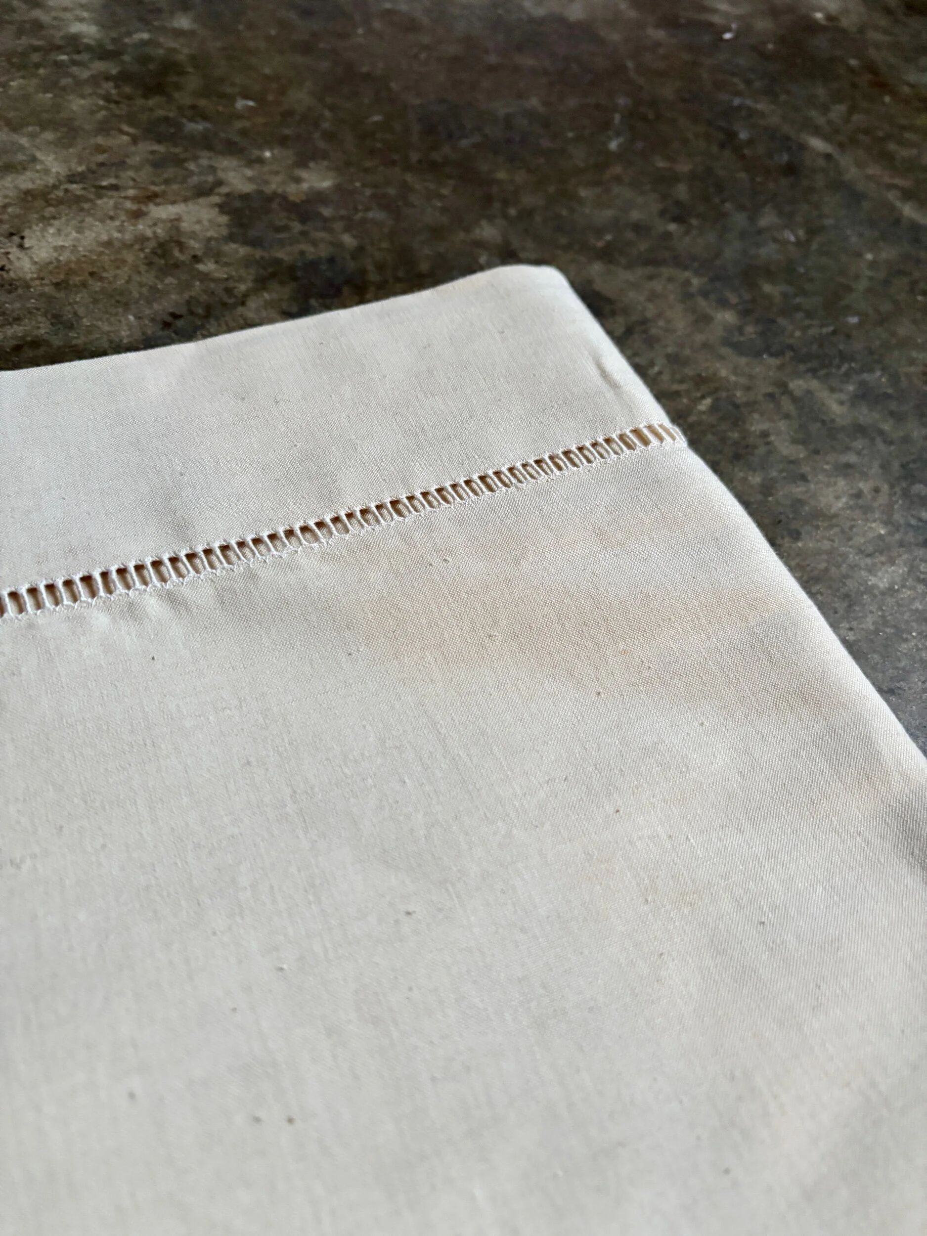 Descamps linen linen sheet with Venice print, numbers 1 and 2 ☐ 220 x 310 cm