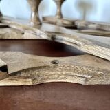 Accordion coat rack wood 1970