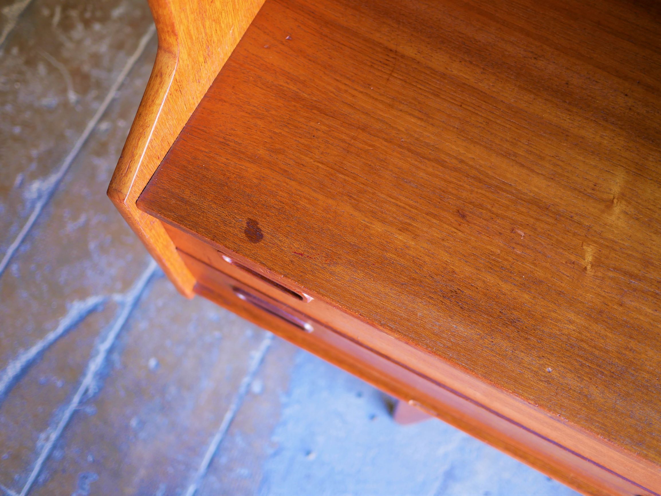 Scandinavian buffet teak model "Tilburg" by O.M.F Omer Meubel Fabriek to Samcom Lefèvre editions