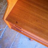 Scandinavian buffet teak model "Tilburg" by O.M.F Omer Meubel Fabriek to Samcom Lefèvre editions