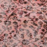 Vintage Pink & Brown Bordered Style Rug, 203x299Cm
