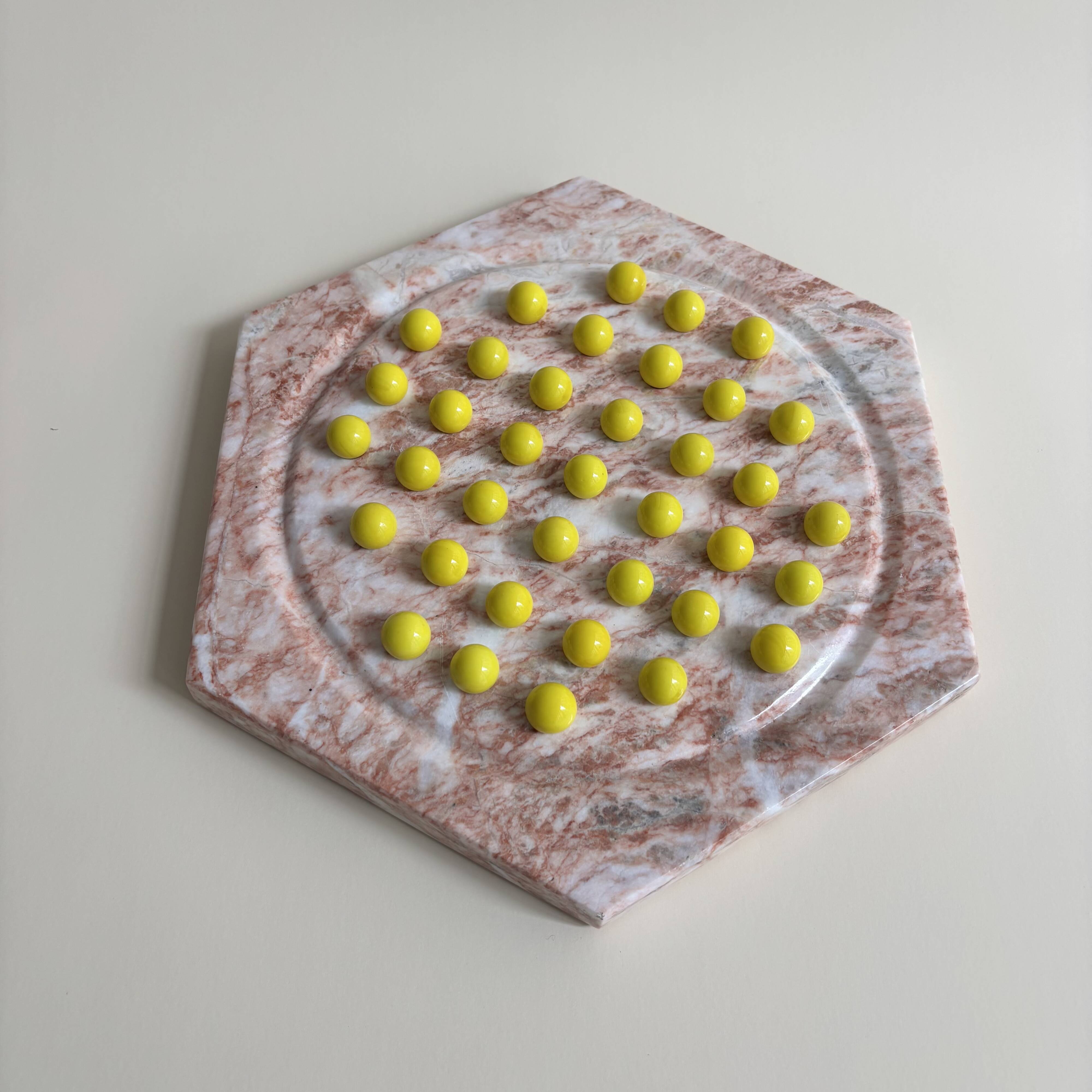Vintage marble solitaire games