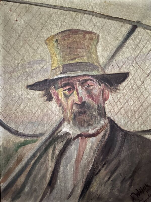 Le pêcheur'' par Wöjcik d'aprés Léon Wyczolkowski