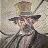 "The Fisherman" by Wöjcik after Léon Wyczolkowski