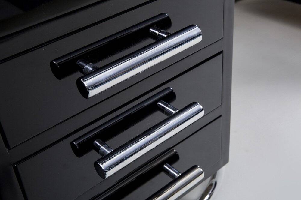 Bauhaus Writing Desk in Chrome by M. Breuer for Thonet, Czech, 1930s
