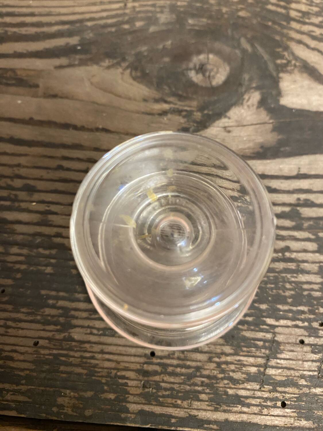 Set of 3 Antique Molded Glass Egg Cups Made in France Vintage