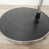 70's floor lamp in metal and white glass
