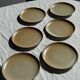 Set of 6 stoneware plates Village France D24