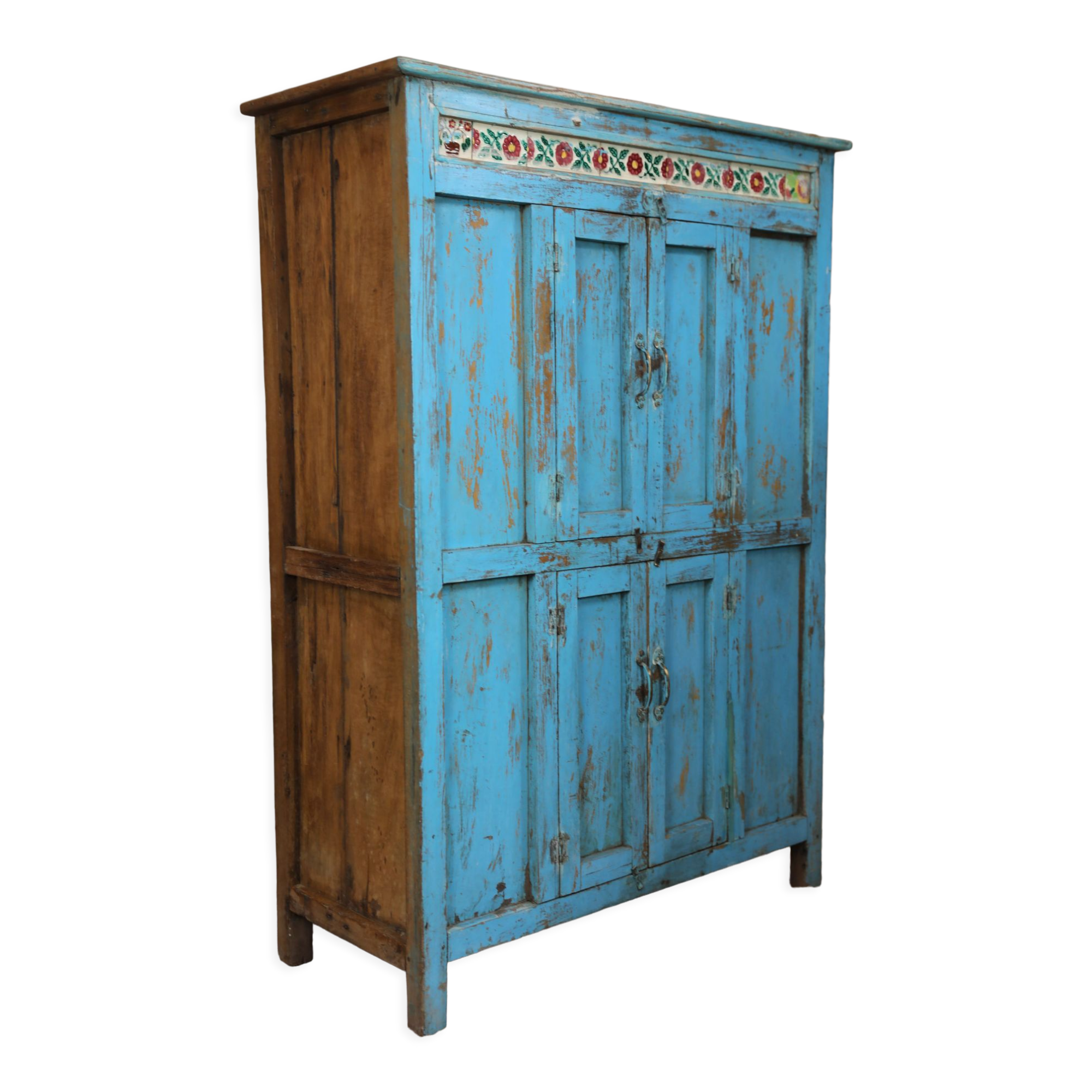 Indian storage cabinet 4 central doors, unique piece