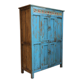 Indian storage cabinet 4 central doors, unique piece
