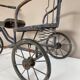 Vintage two-seater antique tricycle