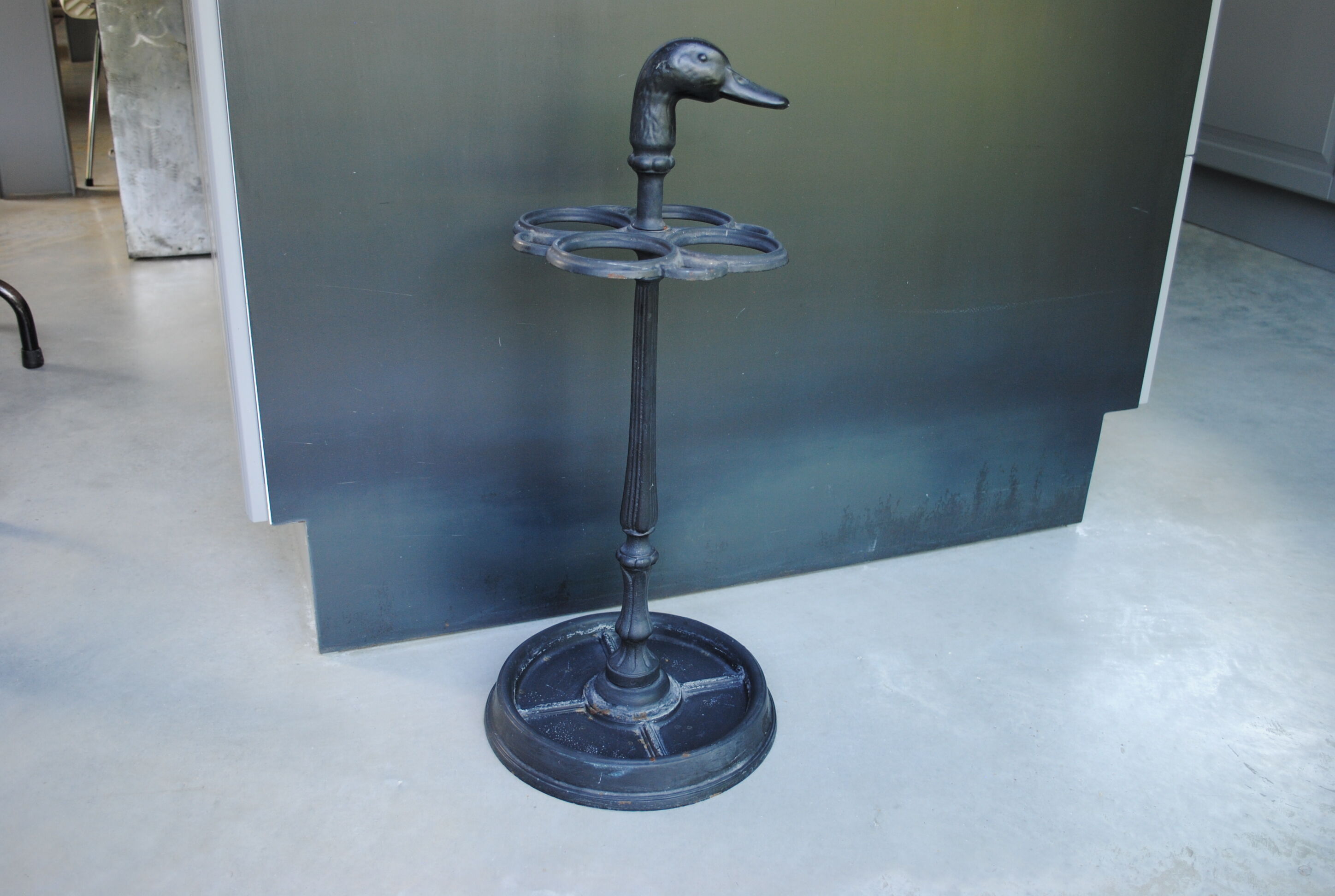 Umbrella cast-iron door