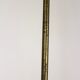 Brass and Curved Glass Ceiling Light from ESC Zukov, 1940s