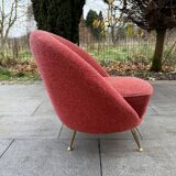 Organic armchair from the 1950s
