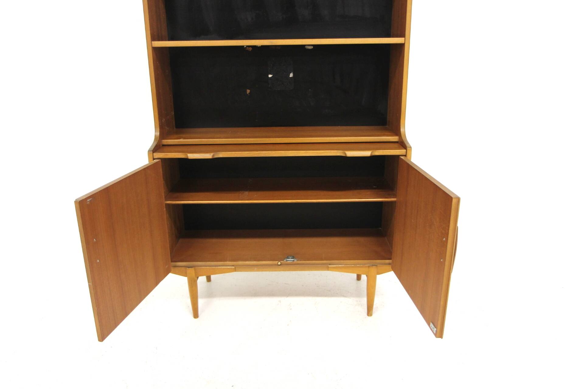 Scandinavian teak secretary, Hugo Troeds, Bjärnum, Sweden, 1950