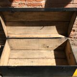 Black wooden trunk