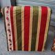 Ensemble banquette, 2 coussins et 2 rideaux Art Déco