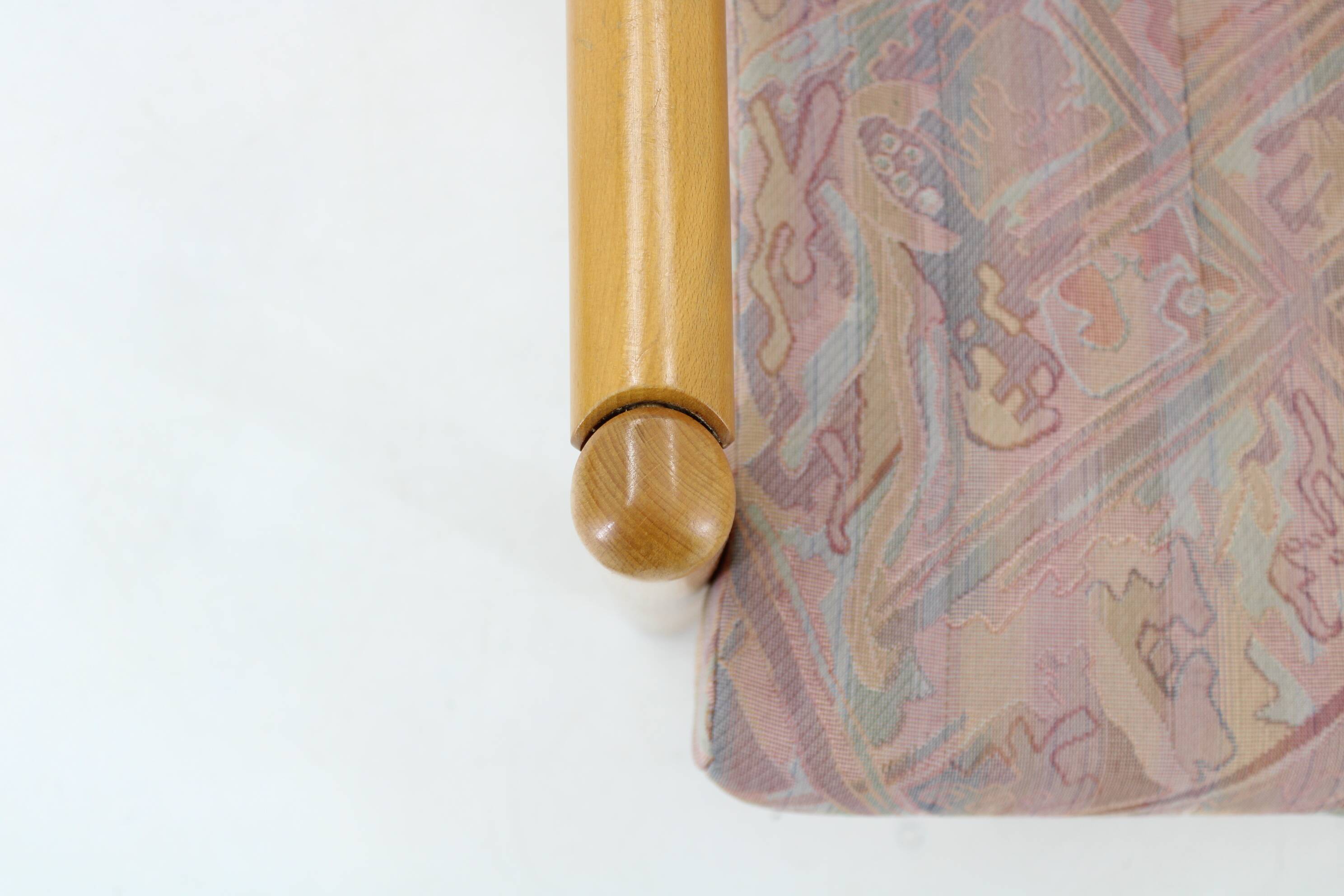 1970s Pair of Beech Armchairs and Coffee Table  by TON, Czechoslovakia