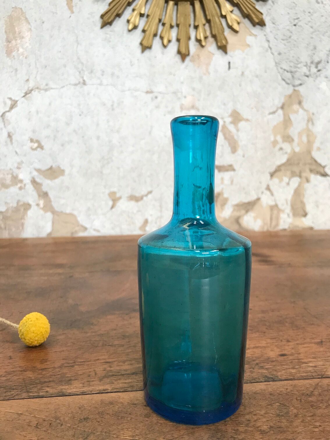 Lot of 3 vials of blue glass