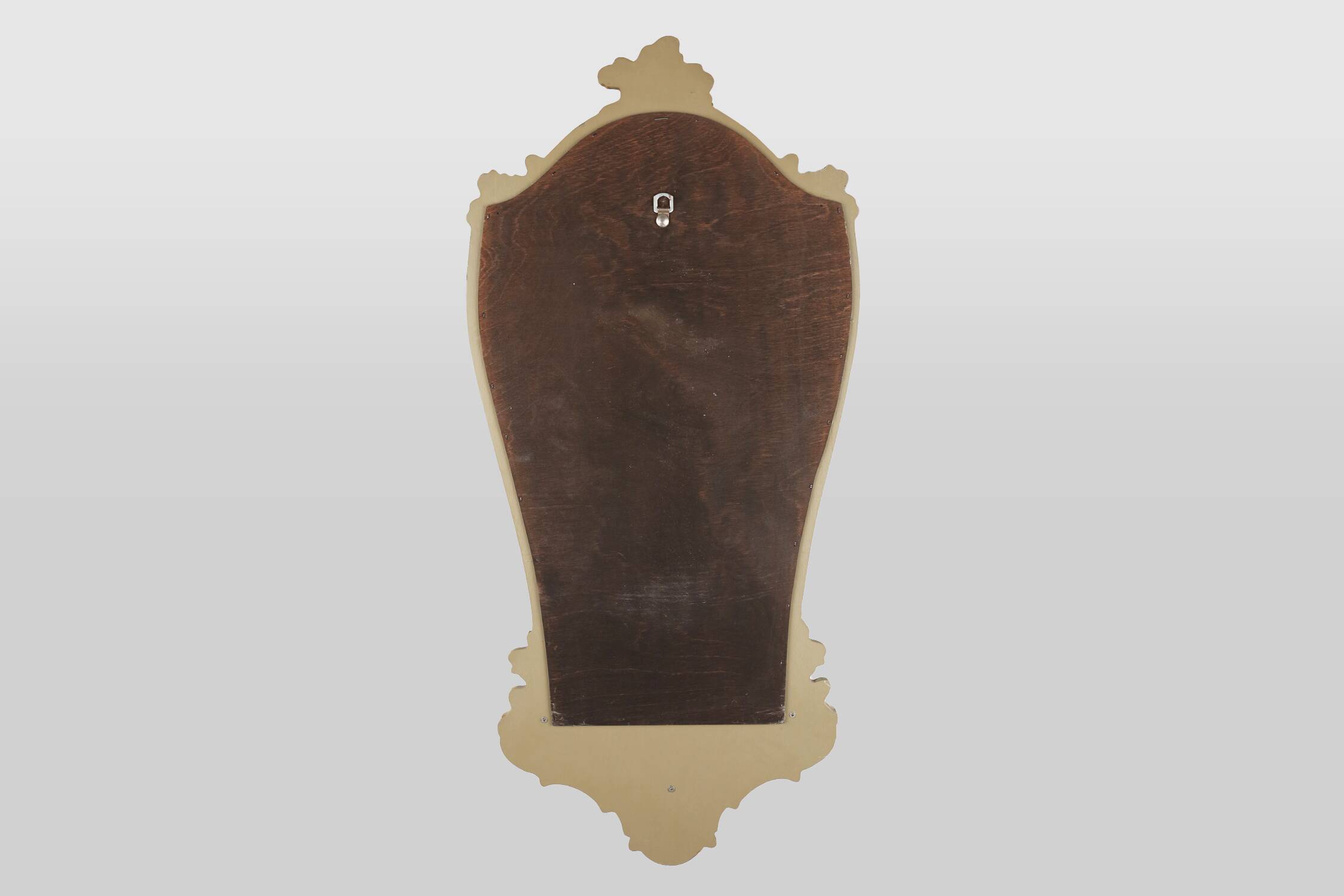 Romantic baroc style mirror with original label “Deknudt”, Belgium, 1970s