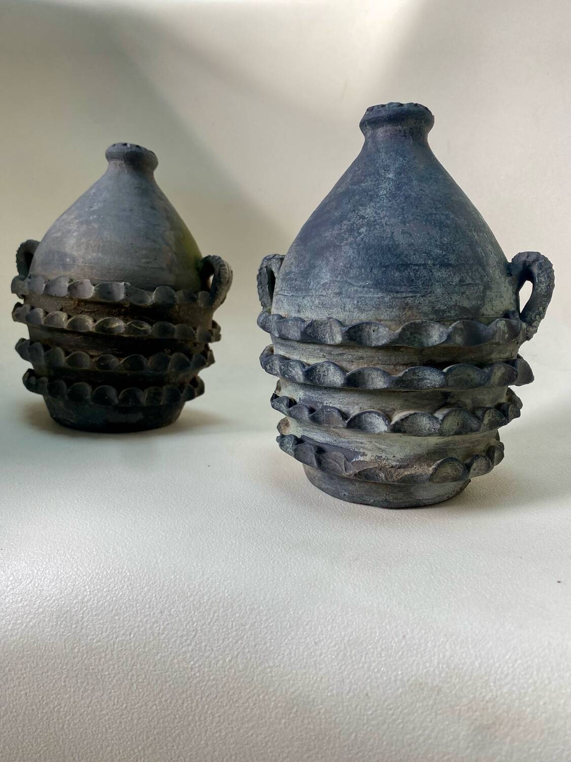 Pair of terracotta vases