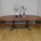 Baumann walnut oval table