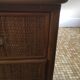 Low rattan furniture