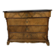 Commode XIXème en noyer poli