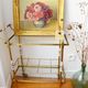 Oil on panel painting still life bouquet of flowers signed Durand