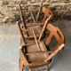 Set of 4 western style chairs