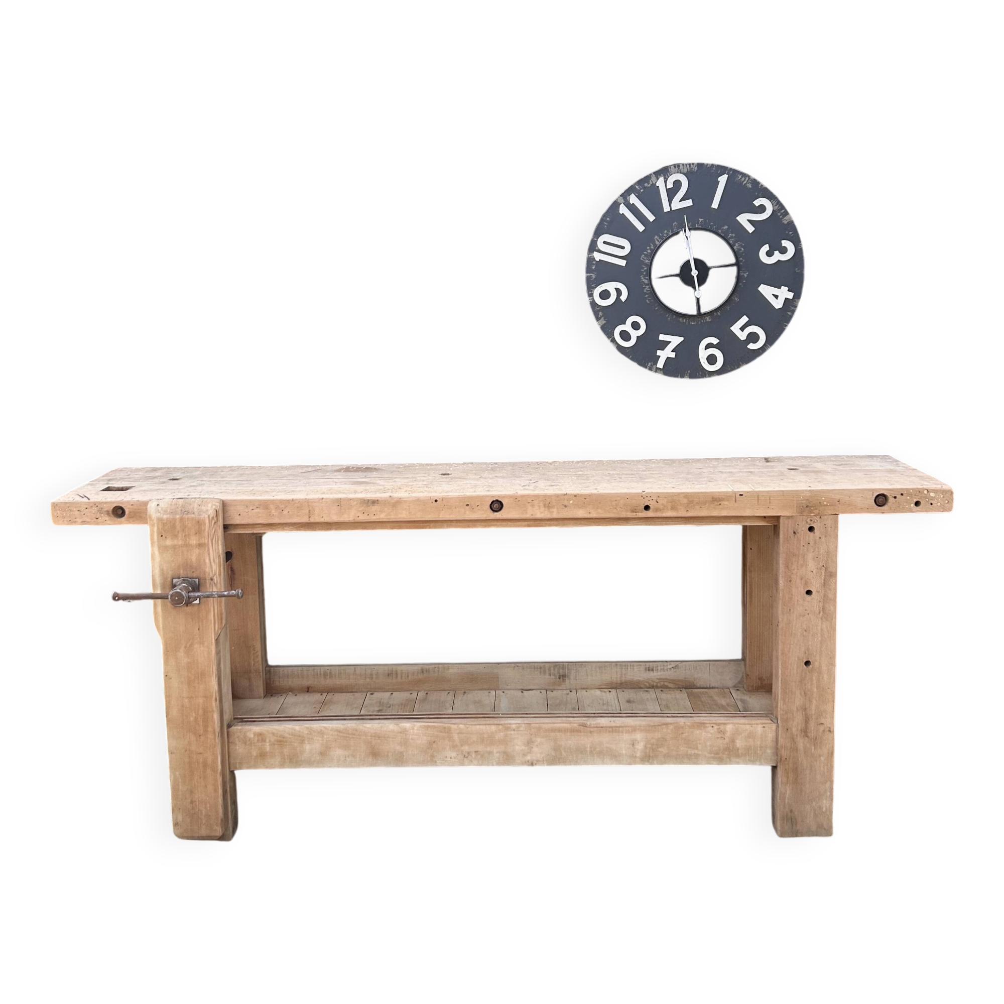 Renovated carpenter's workbench