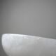 Vintage alabaster white bowl or catchall, Italy 1960s-70s.