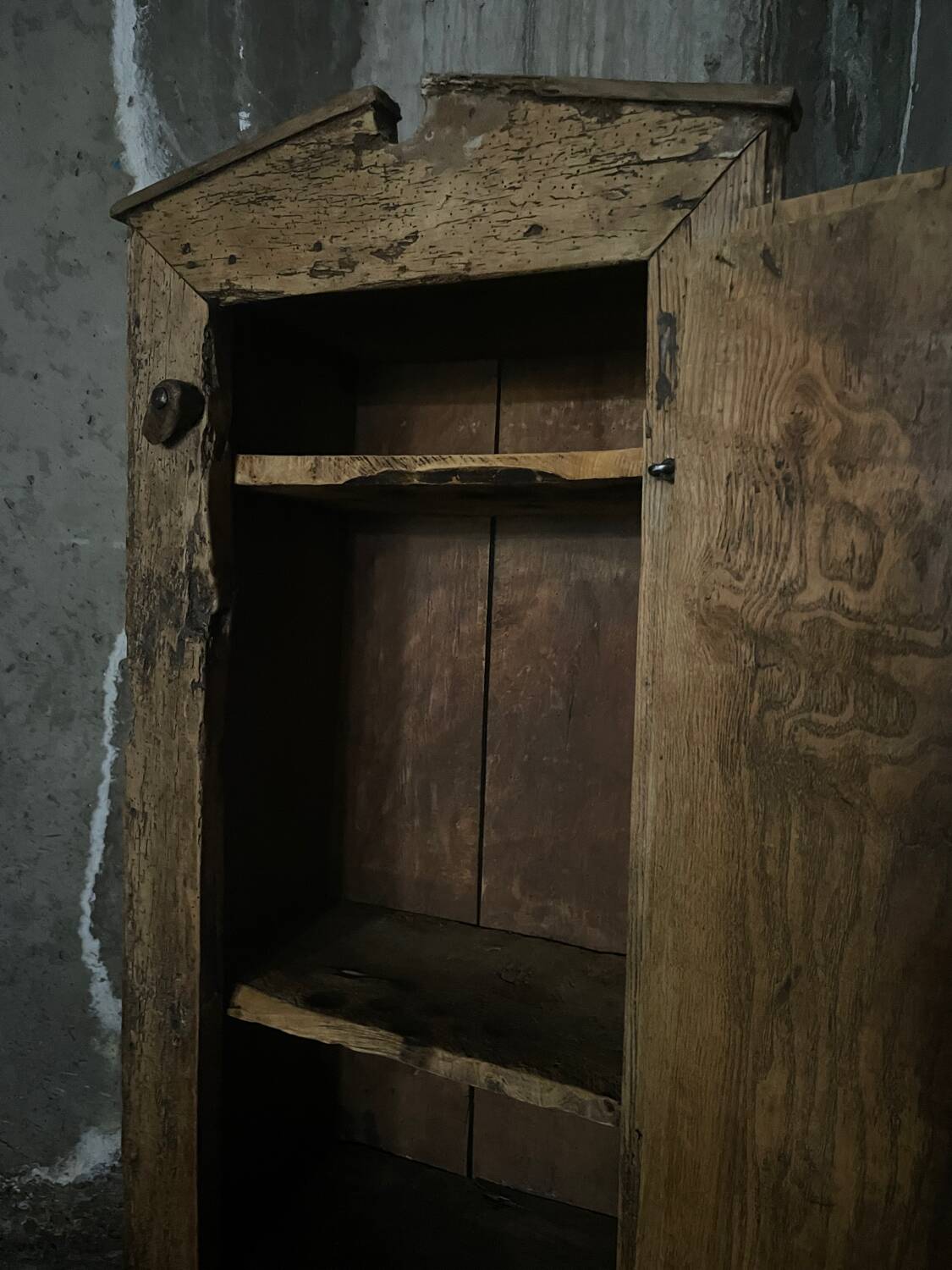 18th century rustic cabinet, Spanish folk art