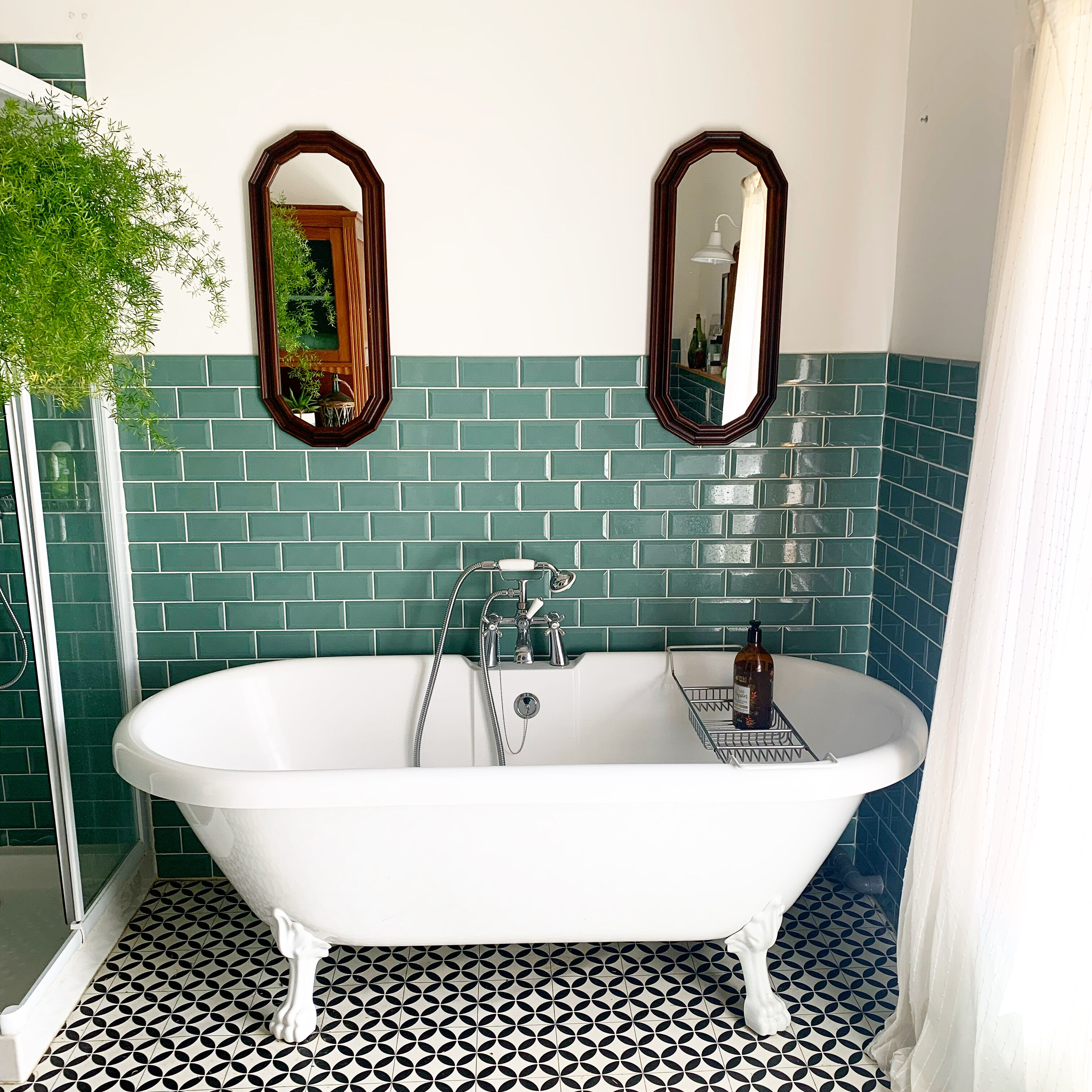 Pair of art deco mirrors