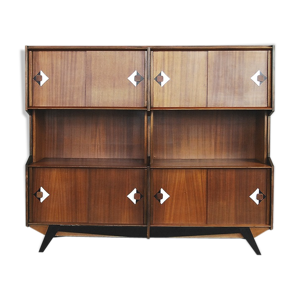 Rockabilly Modern Teak Buffet with