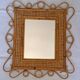 Miroir rotin et cannage