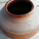 Terracotta craft ceramic vase
