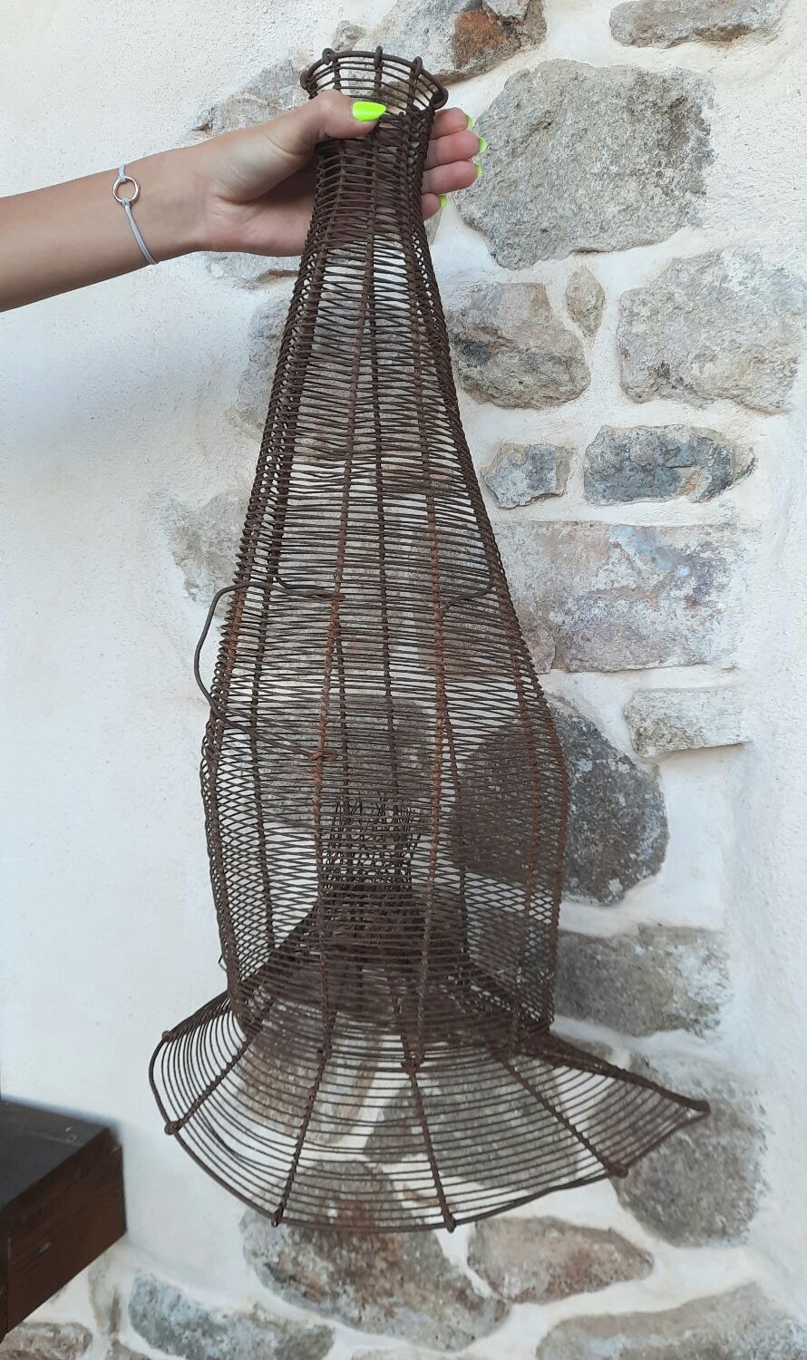 Vintage crayfish basket