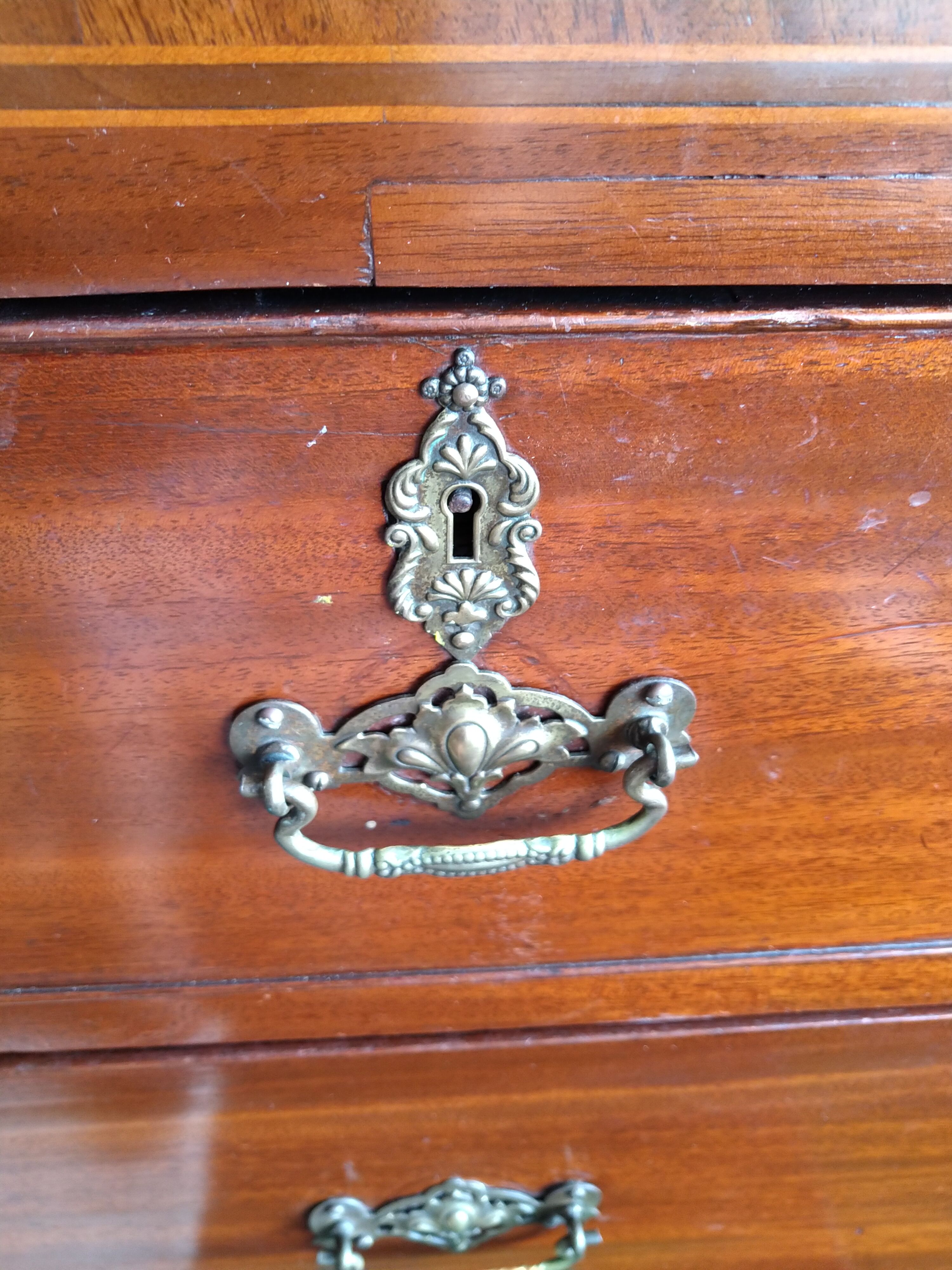 Commode de marine anglaise acajou