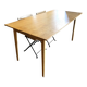 Table à manger sur-mesure en chêne massif — style scandinave - ébéniste
