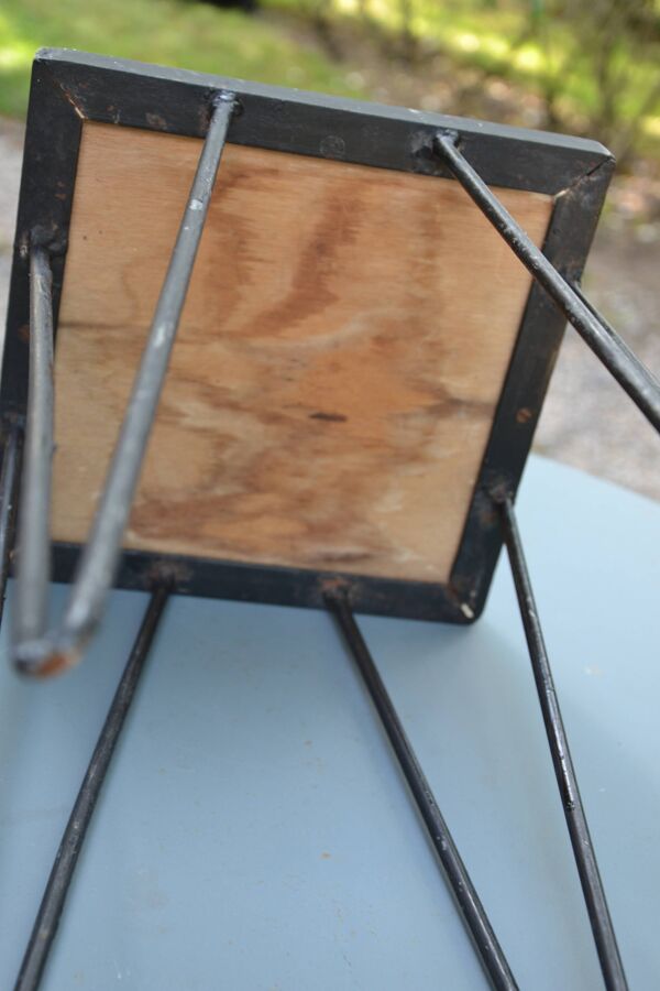 Bout de canapé/porte plante en fer et mosaïque