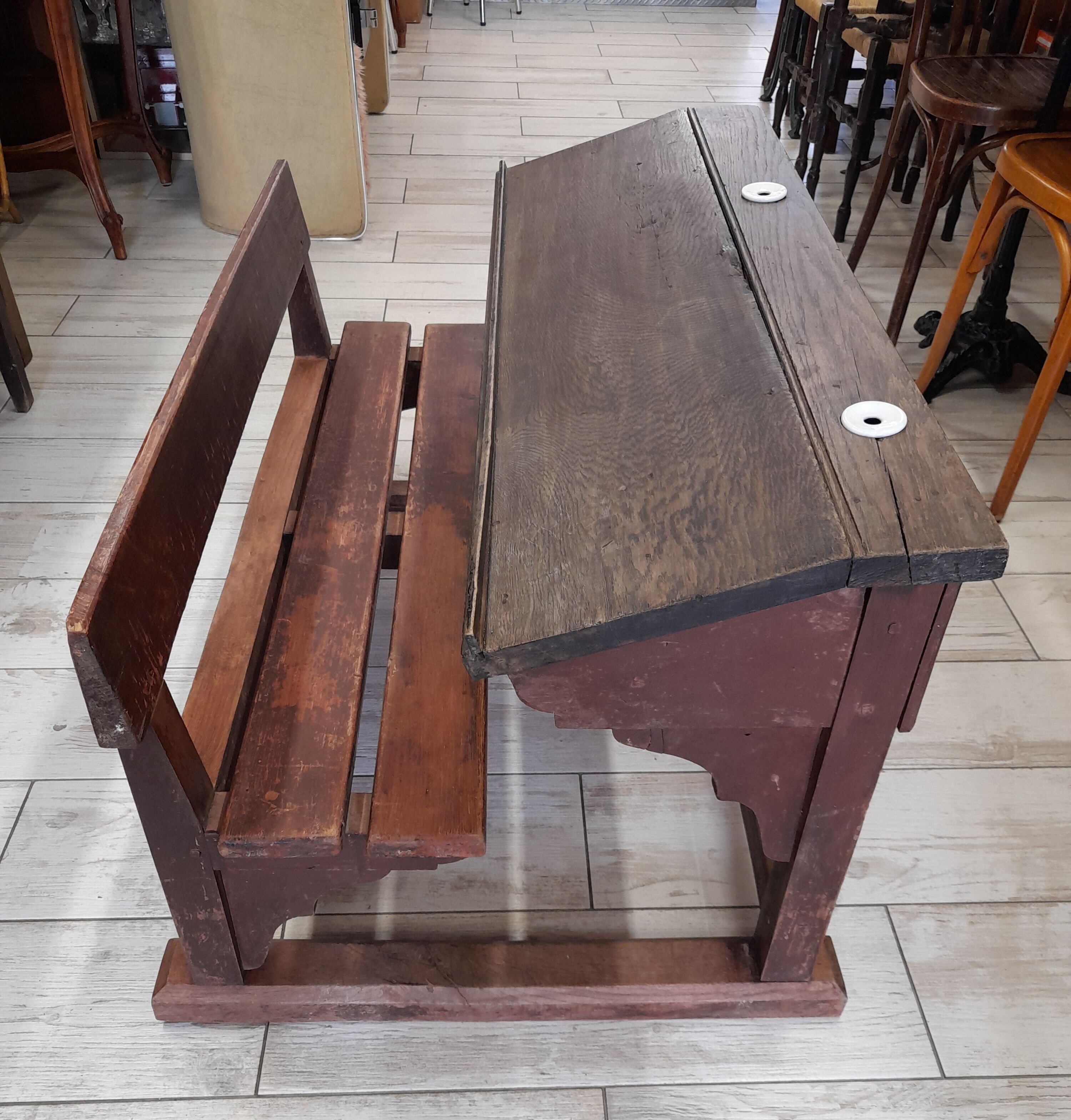 Vintage school desk desk