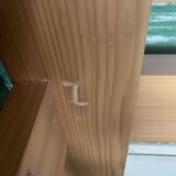 Lit 140 avec sommiers Lattoflex ajustables - Maison Regain - Pin - Vintage