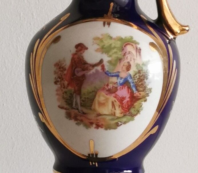 French porcelain vase