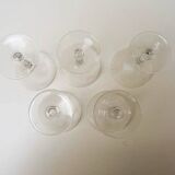 8 Anciens Verres à Pied Art Déco