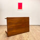 Extendable mid century teak dining table with pull out leaves, denmark, 1950s