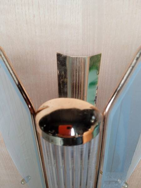 vintage Hollywood regency wall lamp ep 1980